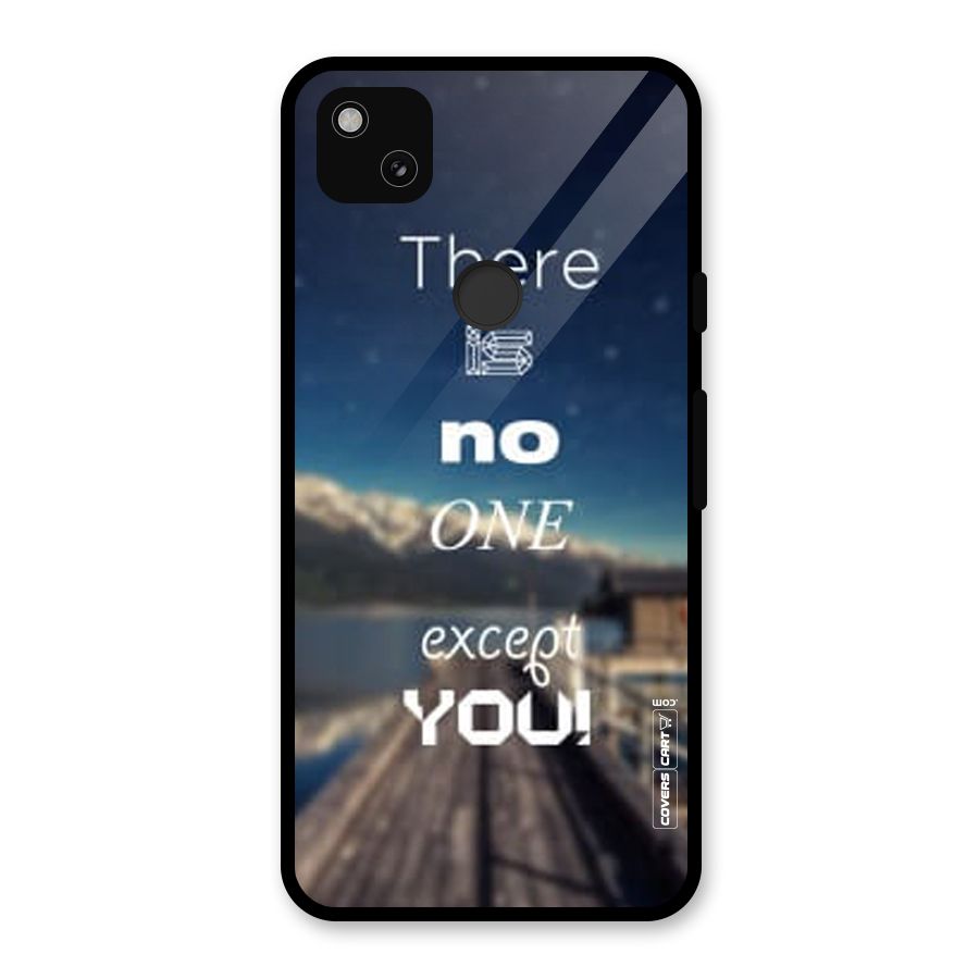 No One But You Glass Back Case for Google Pixel 4a