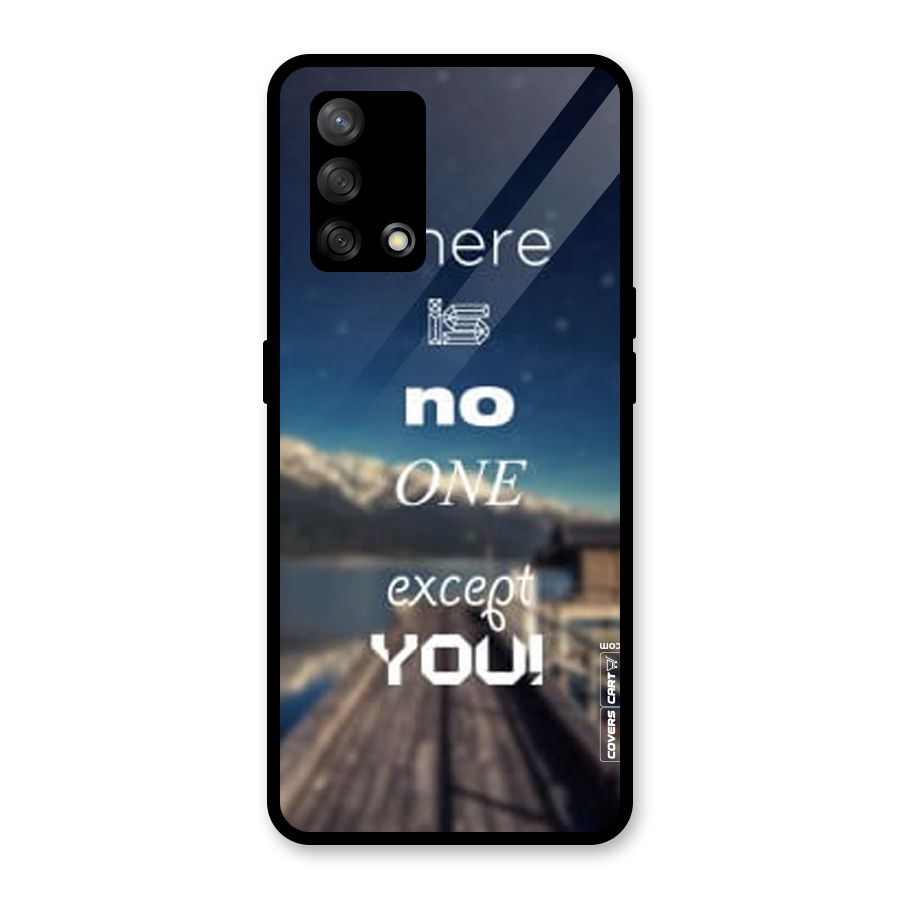 No One But You Glass Back Case for Oppo F19
