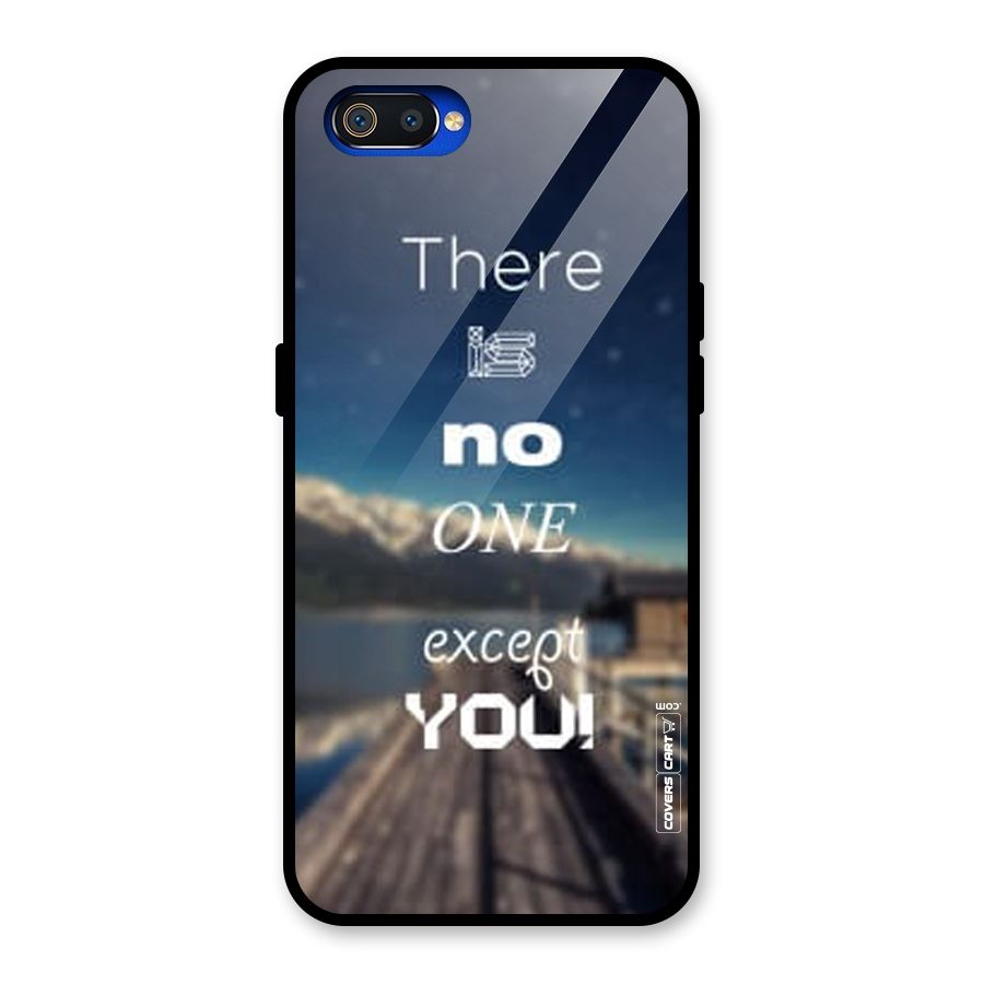 No One But You Glass Back Case for Realme C2