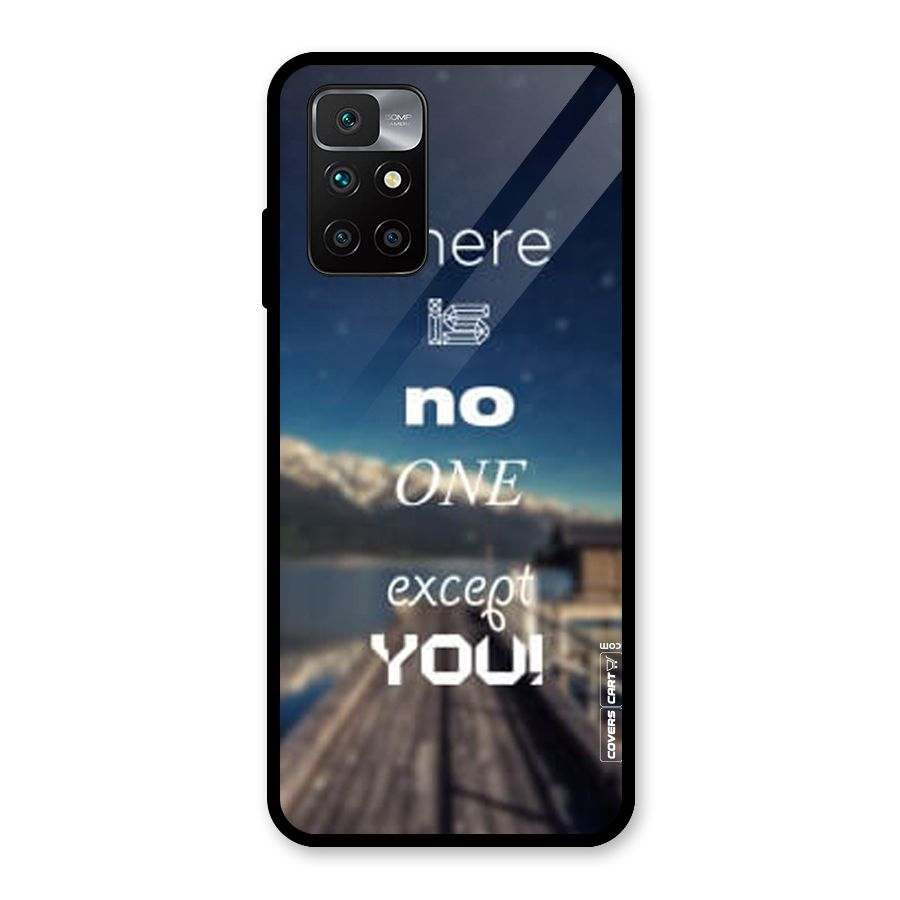 No One But You Glass Back Case for Redmi 10 Prime