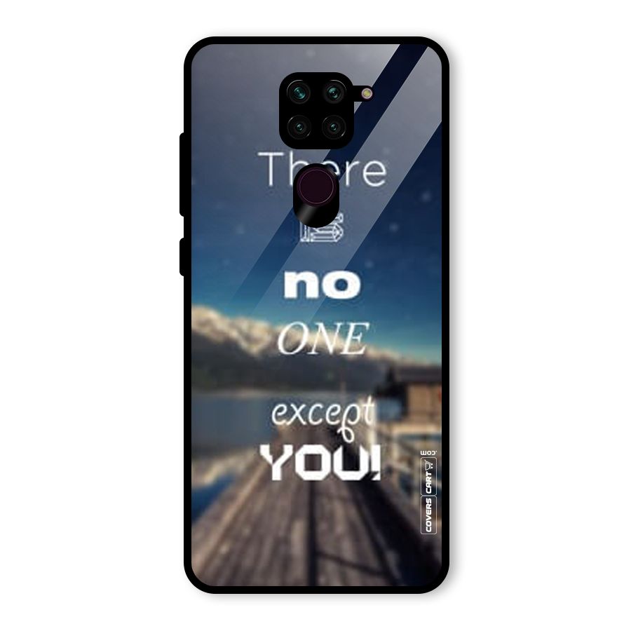 No One But You Glass Back Case for Redmi Note 9