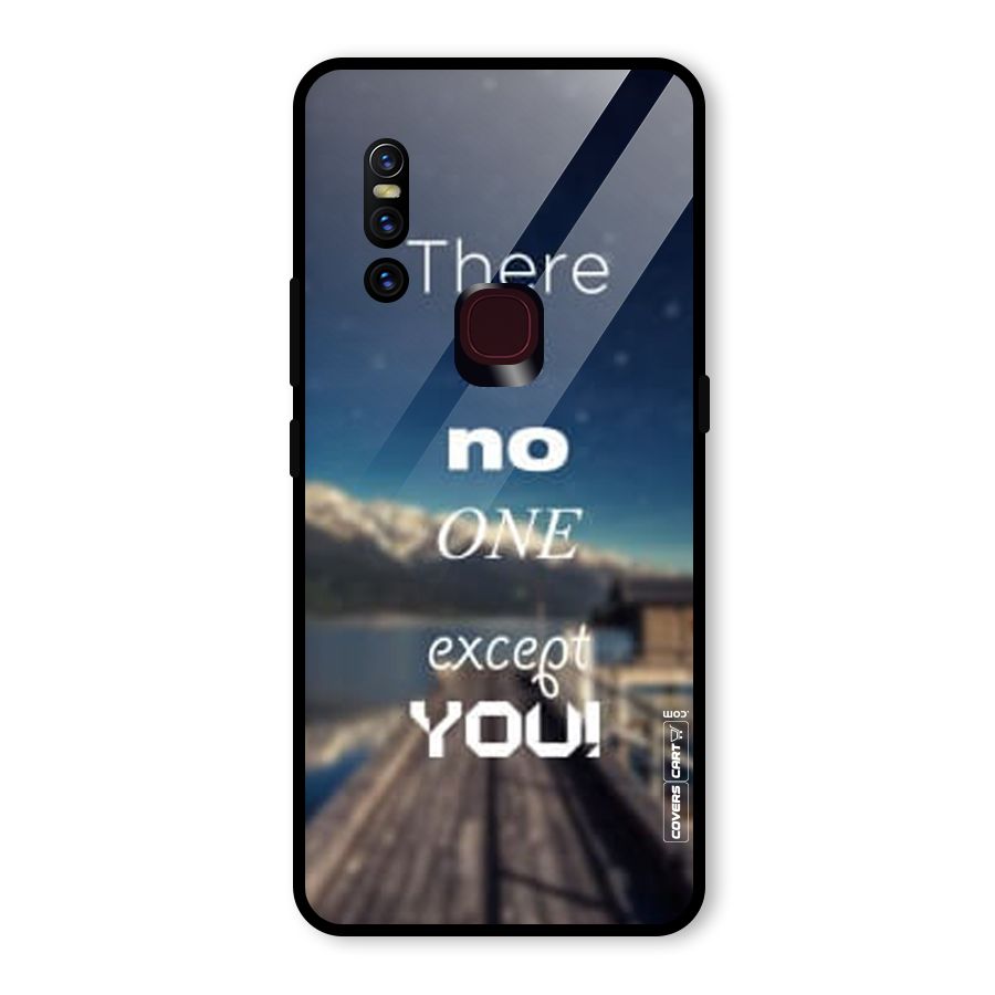 No One But You Glass Back Case for Vivo V15