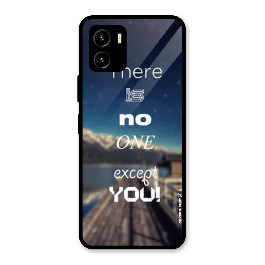 No One But You Glass Back Case for Vivo Y15s