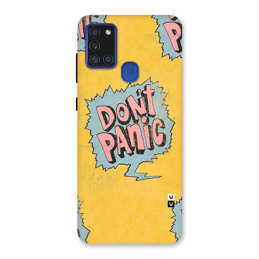 No Panic Back Case for Galaxy A21s