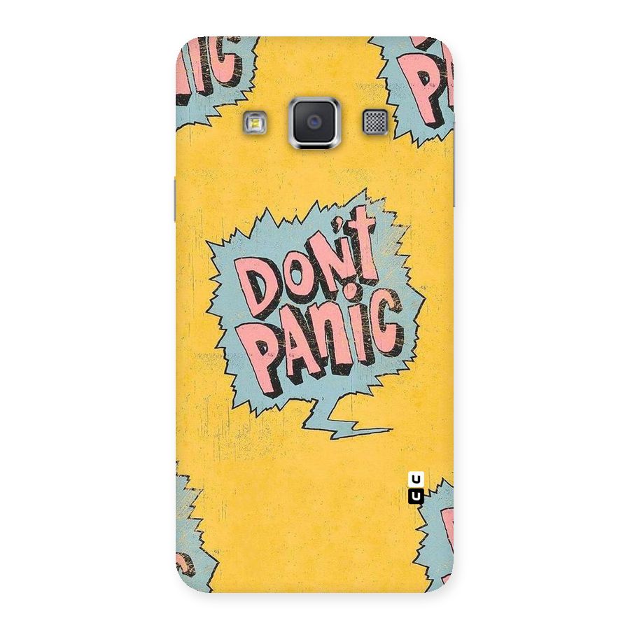 No Panic Back Case for Galaxy A3