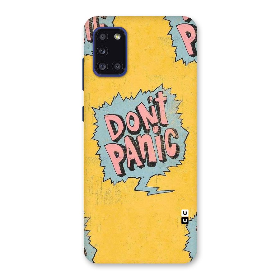 No Panic Back Case for Galaxy A31