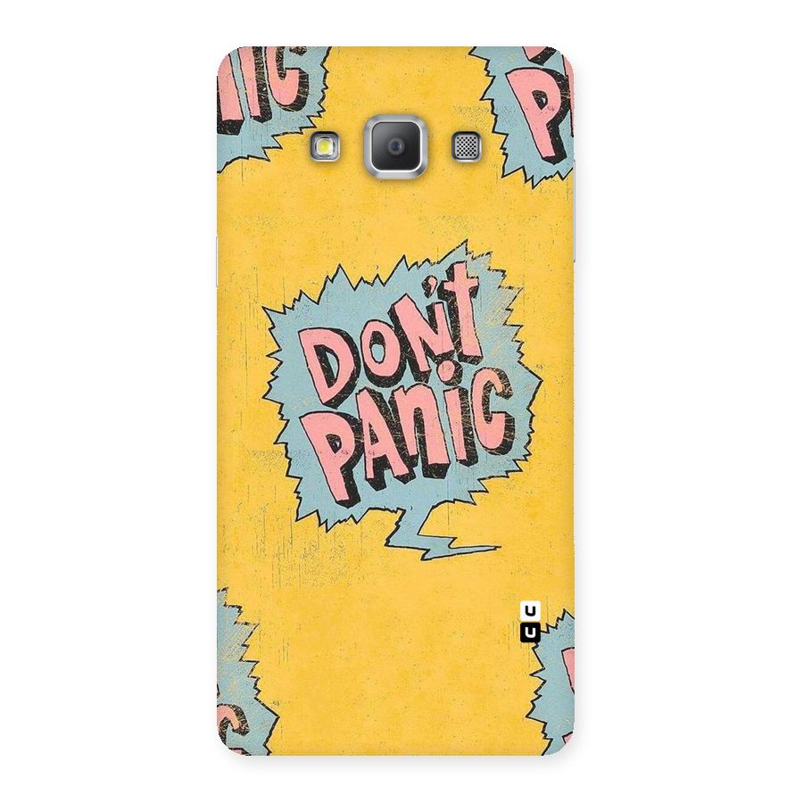 No Panic Back Case for Galaxy A7