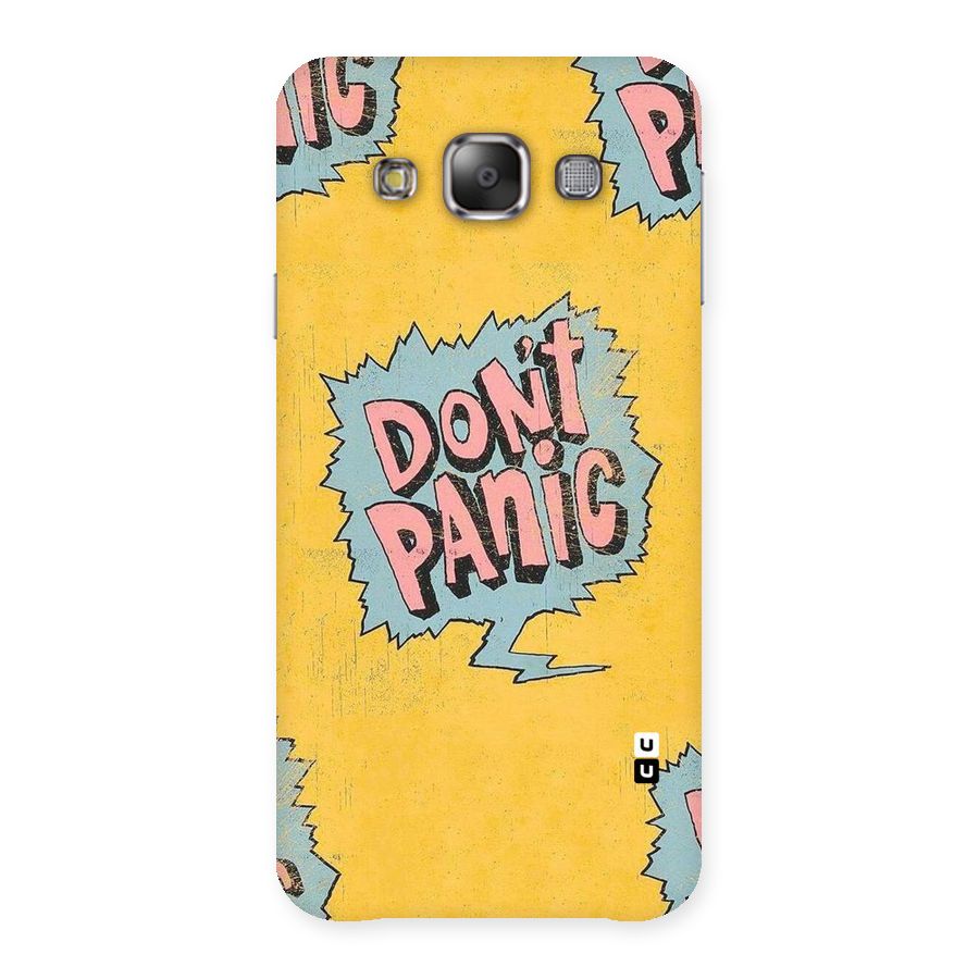 No Panic Back Case for Galaxy E7