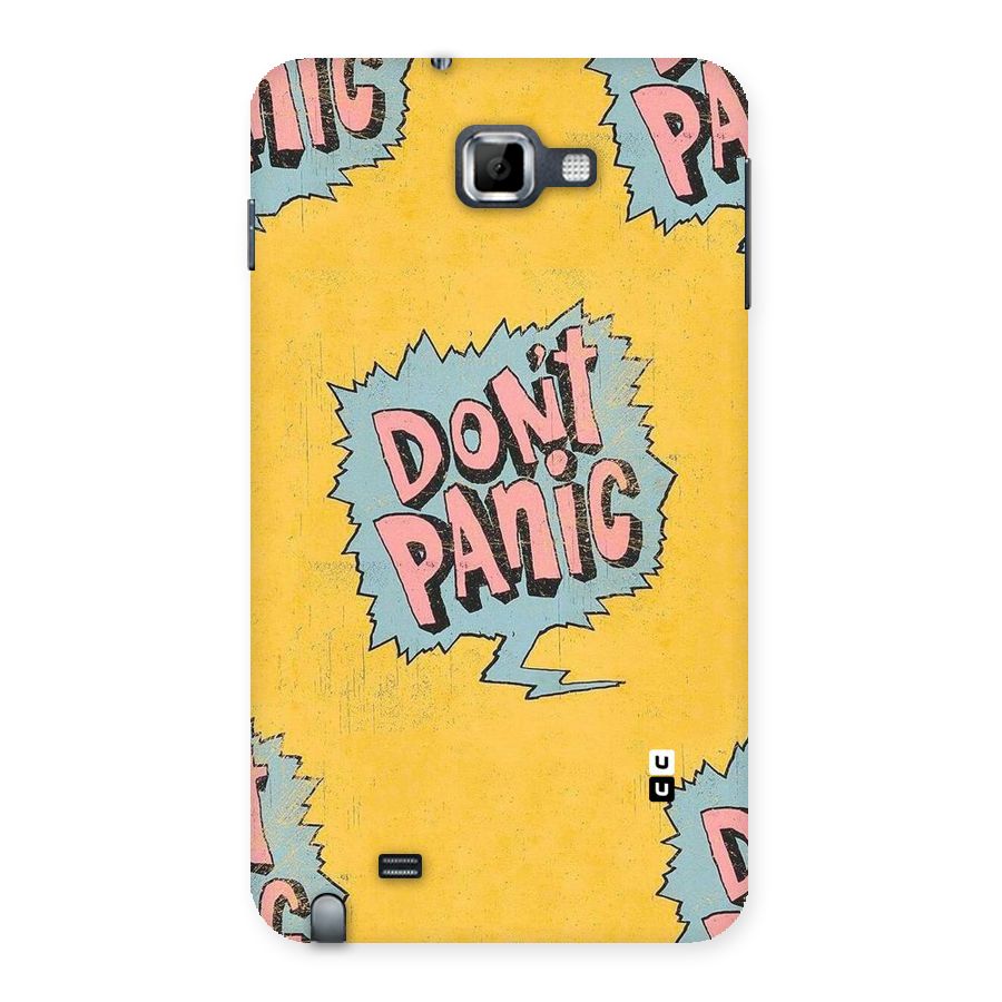 No Panic Back Case for Galaxy Note