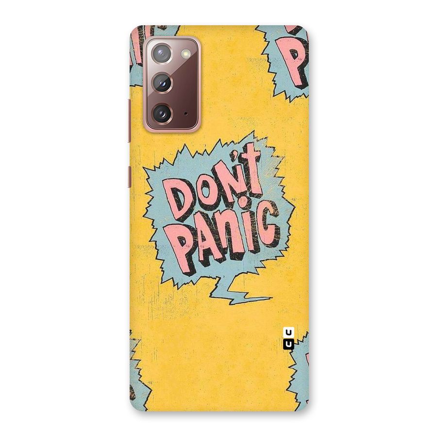 No Panic Back Case for Galaxy Note 20