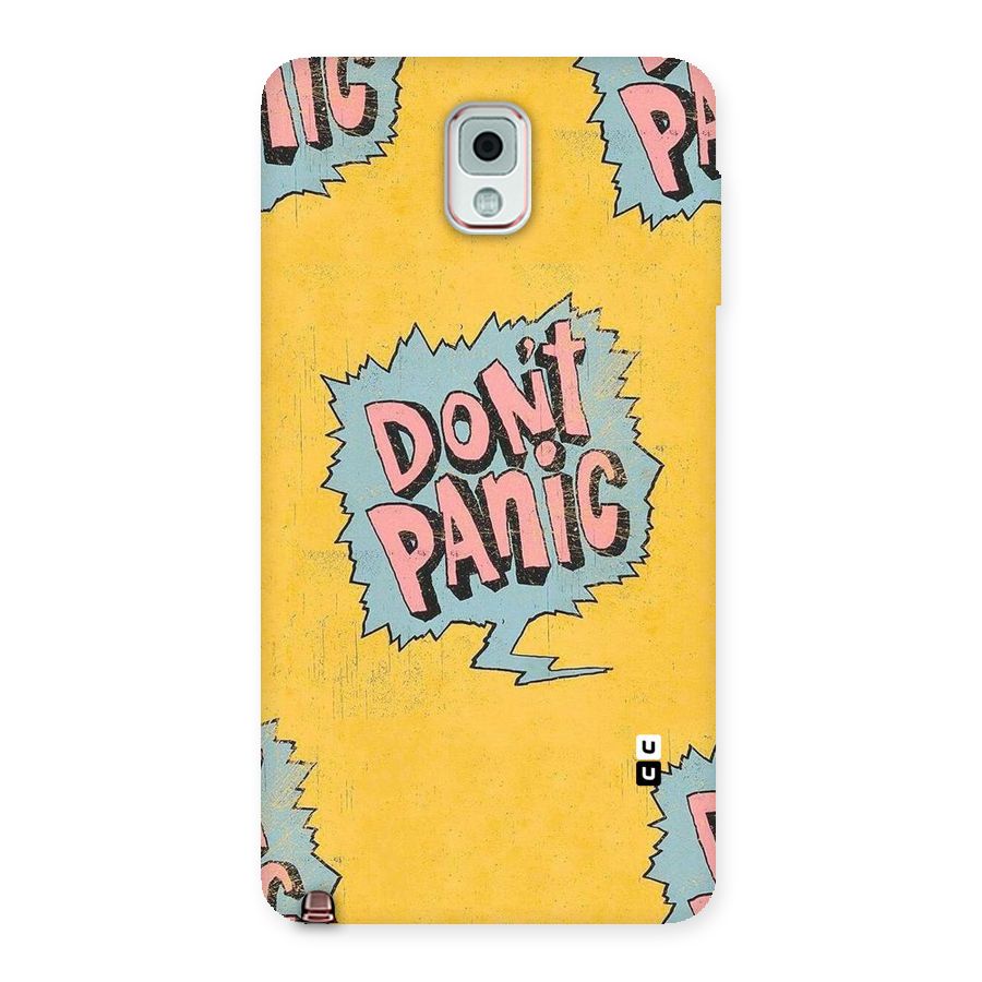 No Panic Back Case for Galaxy Note 3