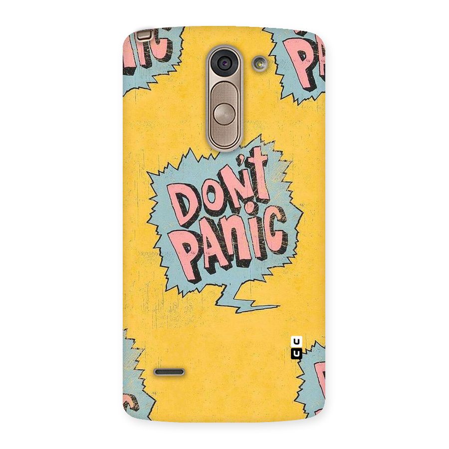 No Panic Back Case for LG G3 Stylus