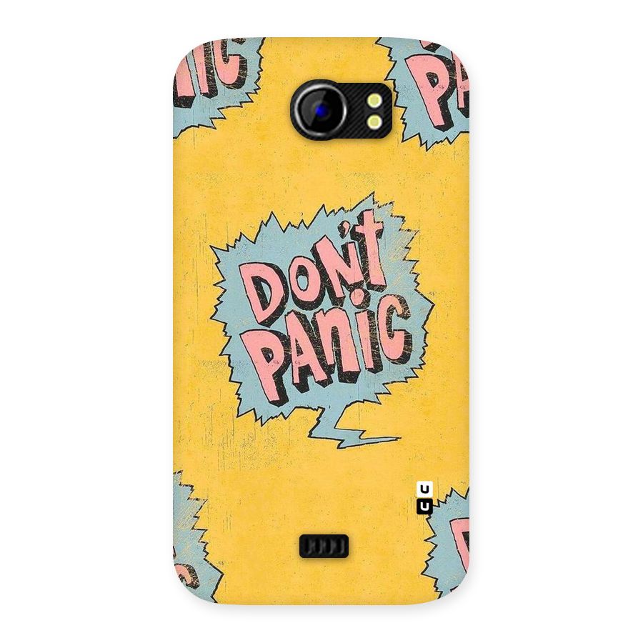 No Panic Back Case for Micromax Canvas 2 A110