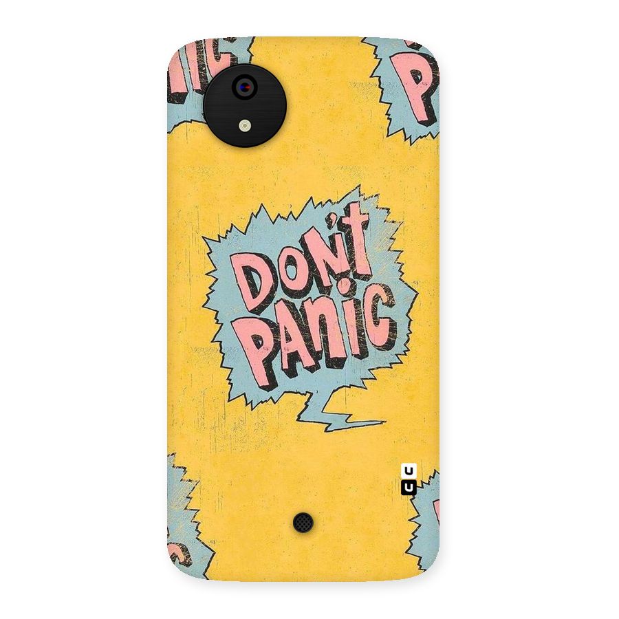 No Panic Back Case for Micromax Canvas A1