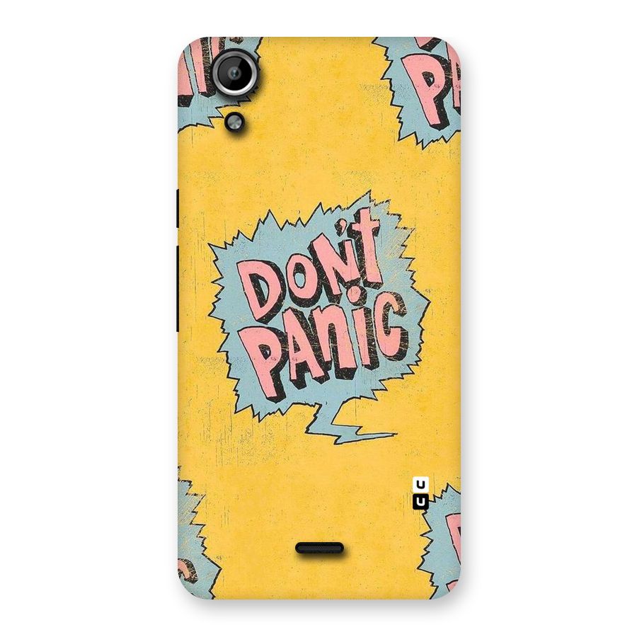 No Panic Back Case for Micromax Canvas Selfie Lens Q345