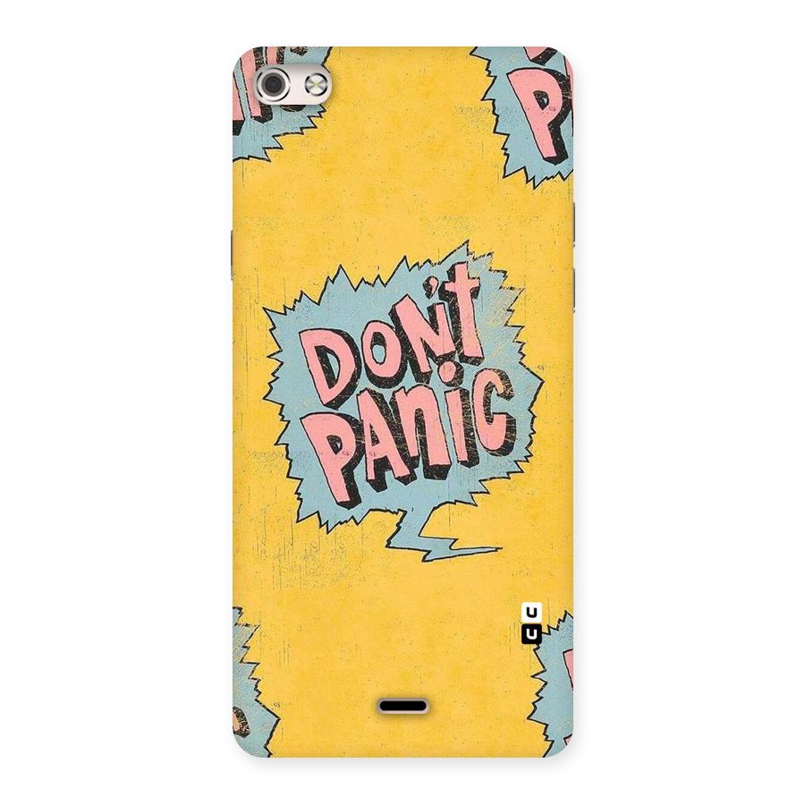 No Panic Back Case for Micromax Canvas Silver 5