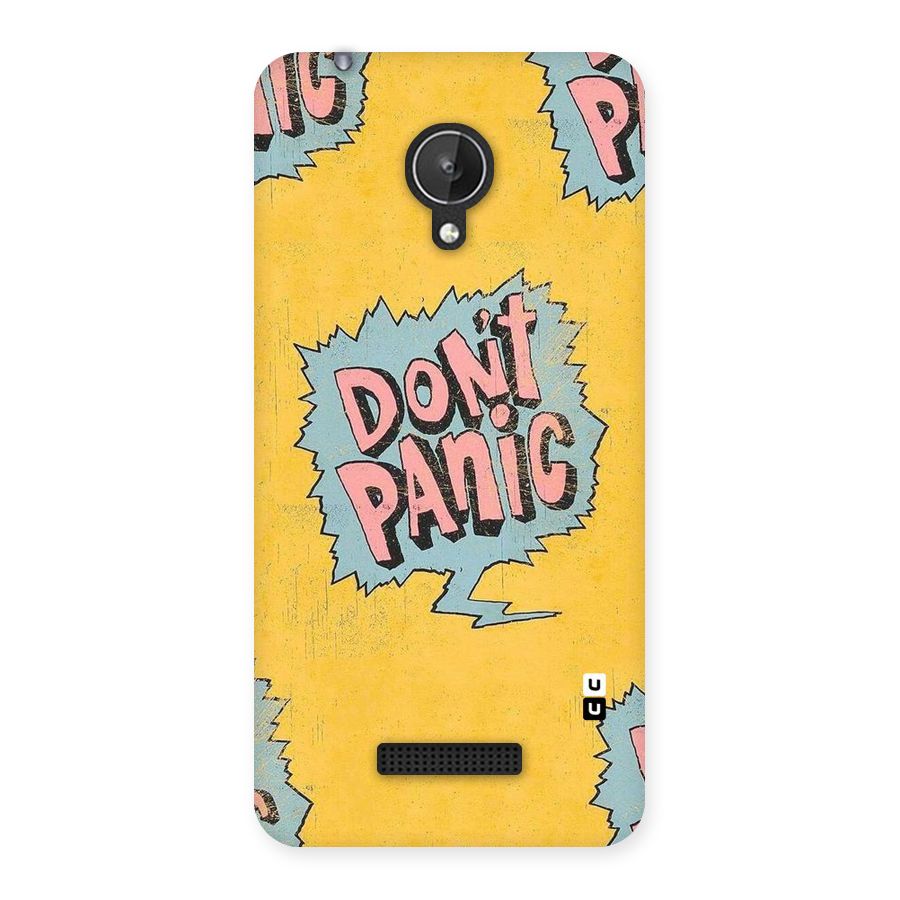 No Panic Back Case for Micromax Canvas Spark Q380