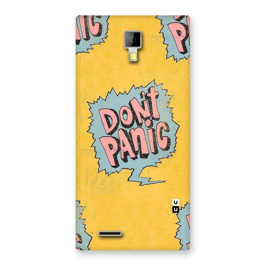 No Panic Back Case for Micromax Canvas Xpress A99