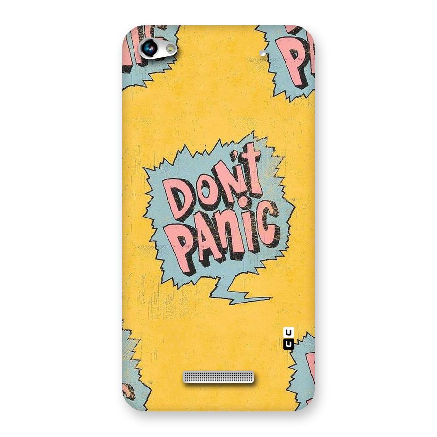 No Panic Back Case for Micromax Hue 2