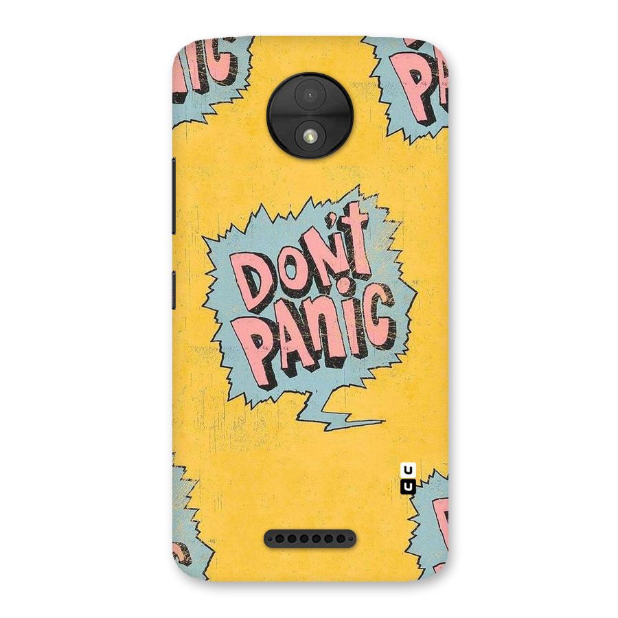 No Panic Back Case for Moto C
