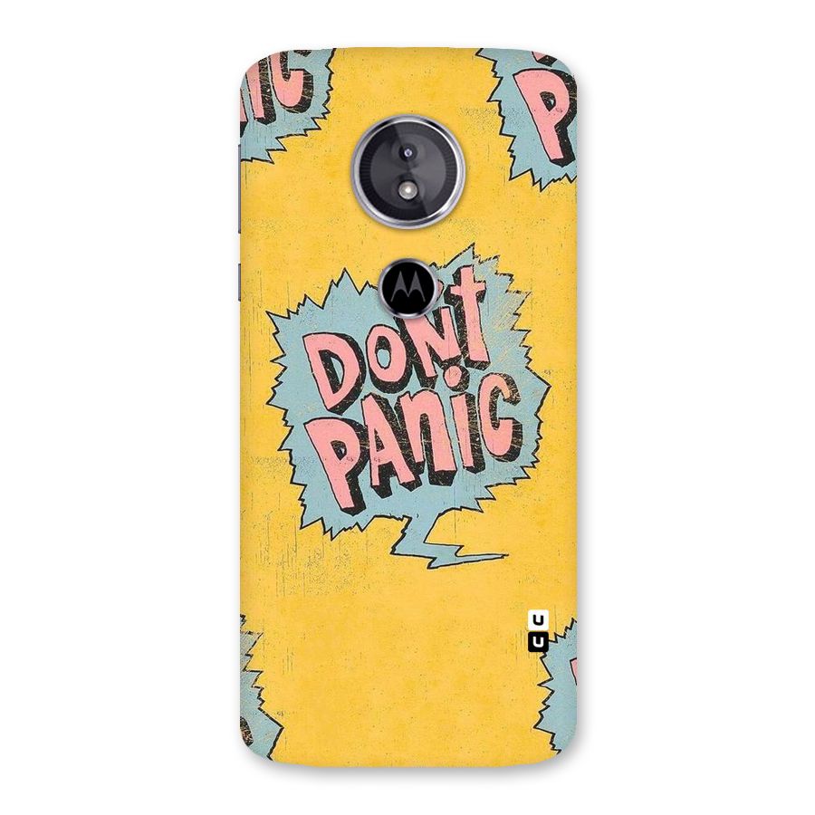 No Panic Back Case for Moto E5
