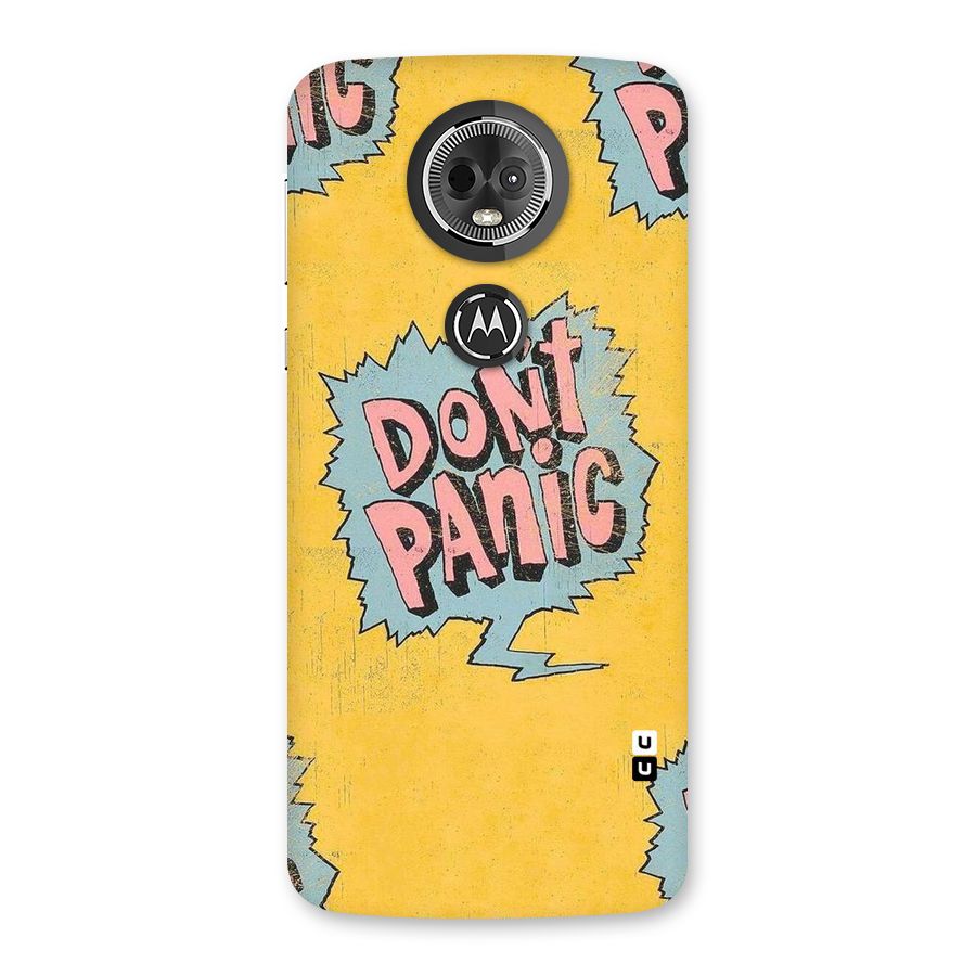 No Panic Back Case for Moto E5 Plus