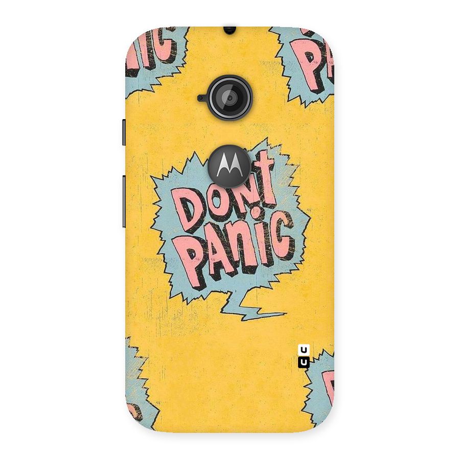 No Panic Back Case for Moto E 2nd Gen