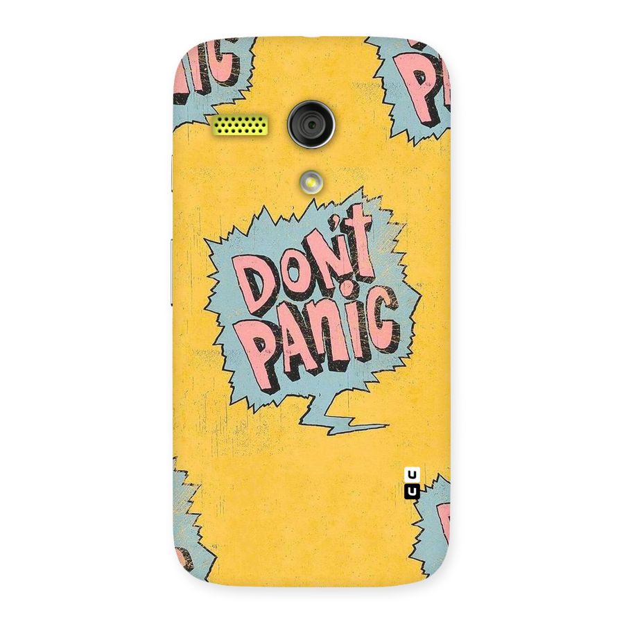 No Panic Back Case for Moto G