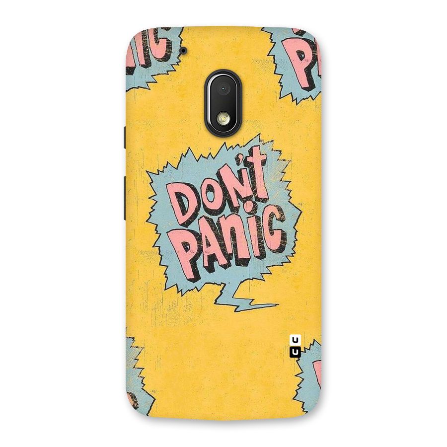No Panic Back Case for Moto G4 Play