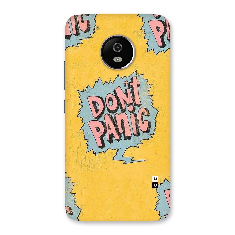 No Panic Back Case for Moto G5