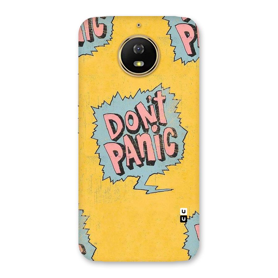 No Panic Back Case for Moto G5s