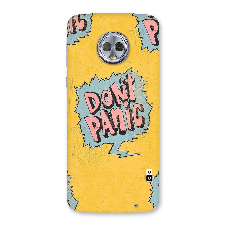No Panic Back Case for Moto G6 Plus