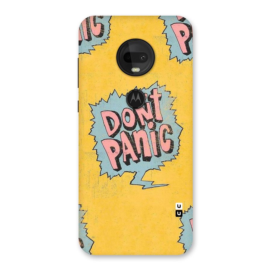 No Panic Back Case for Moto G7