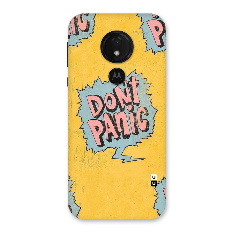 No Panic Back Case for Moto G7 Power