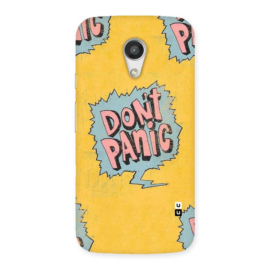 No Panic Back Case for Moto G 2nd Gen
