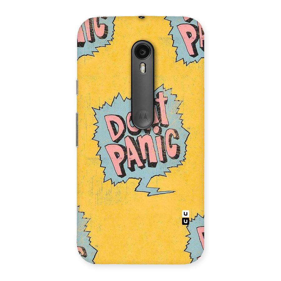 No Panic Back Case for Moto G Turbo