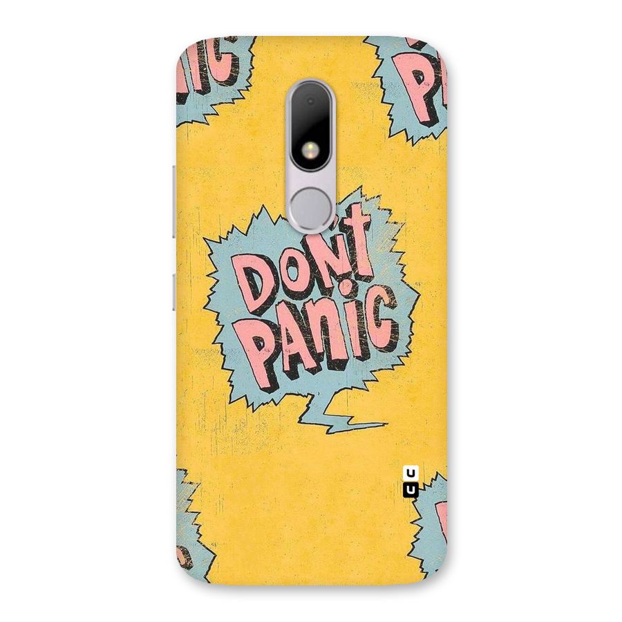 No Panic Back Case for Moto M