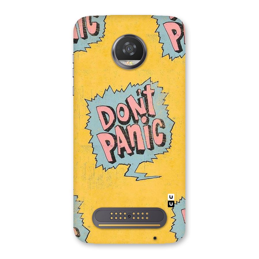 No Panic Back Case for Moto Z2 Play