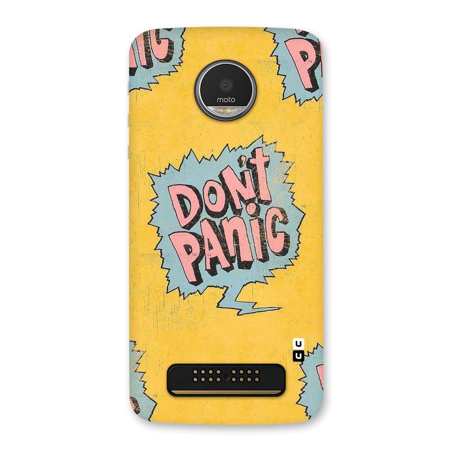 No Panic Back Case for Moto Z Play