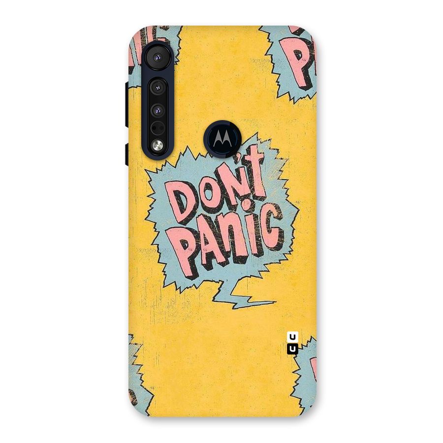 No Panic Back Case for Motorola One Macro