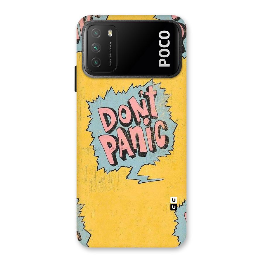 No Panic Back Case for Poco M3