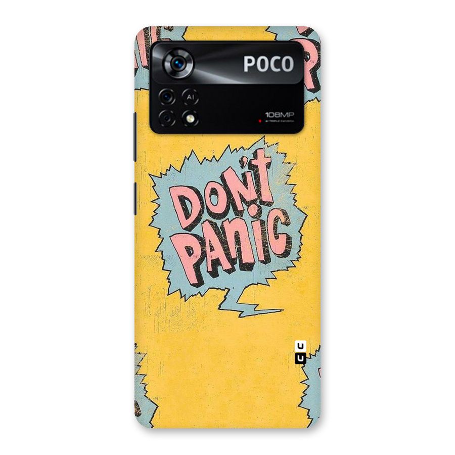 No Panic Back Case for Poco X4 Pro 5G
