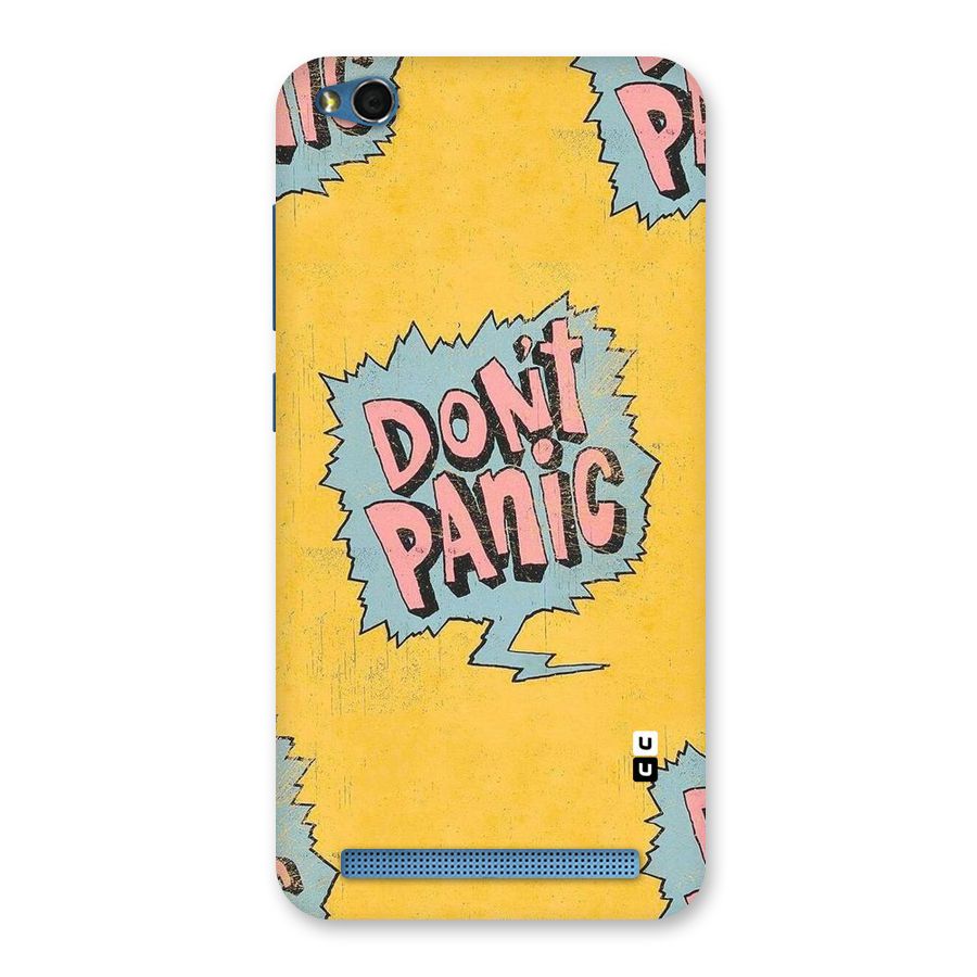 No Panic Back Case for Redmi 5A