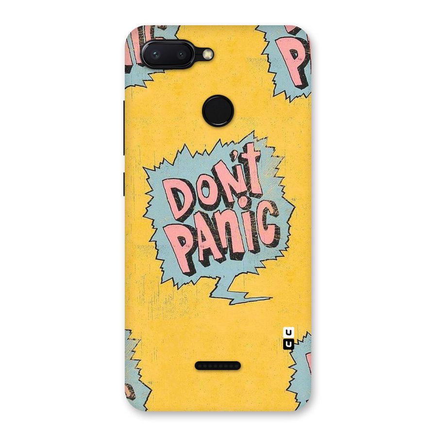 No Panic Back Case for Redmi 6