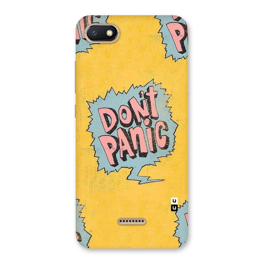 No Panic Back Case for Redmi 6A