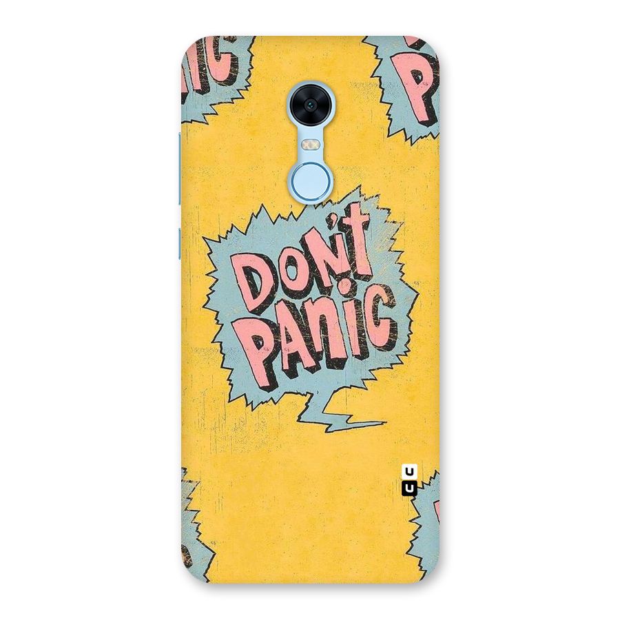 No Panic Back Case for Redmi Note 5