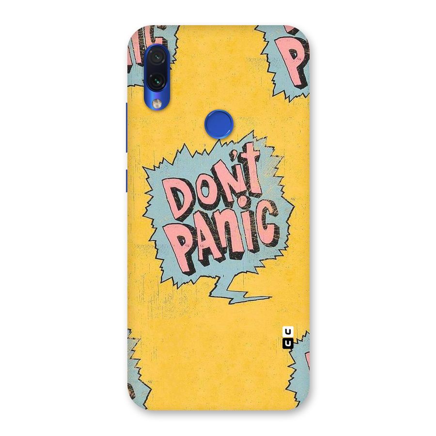 No Panic Back Case for Redmi Note 7