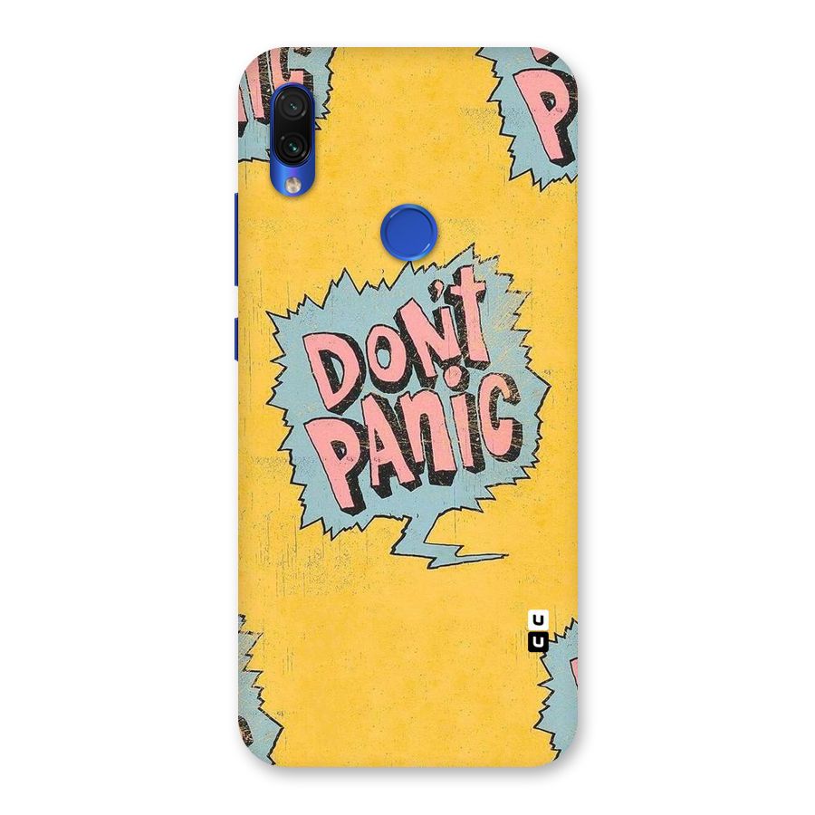 No Panic Back Case for Redmi Note 7S