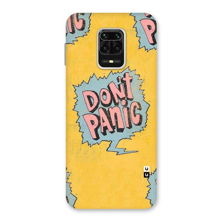 No Panic Back Case for Redmi Note 9 Pro