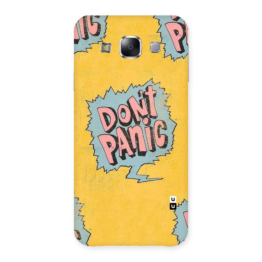 No Panic Back Case for Samsung Galaxy E5